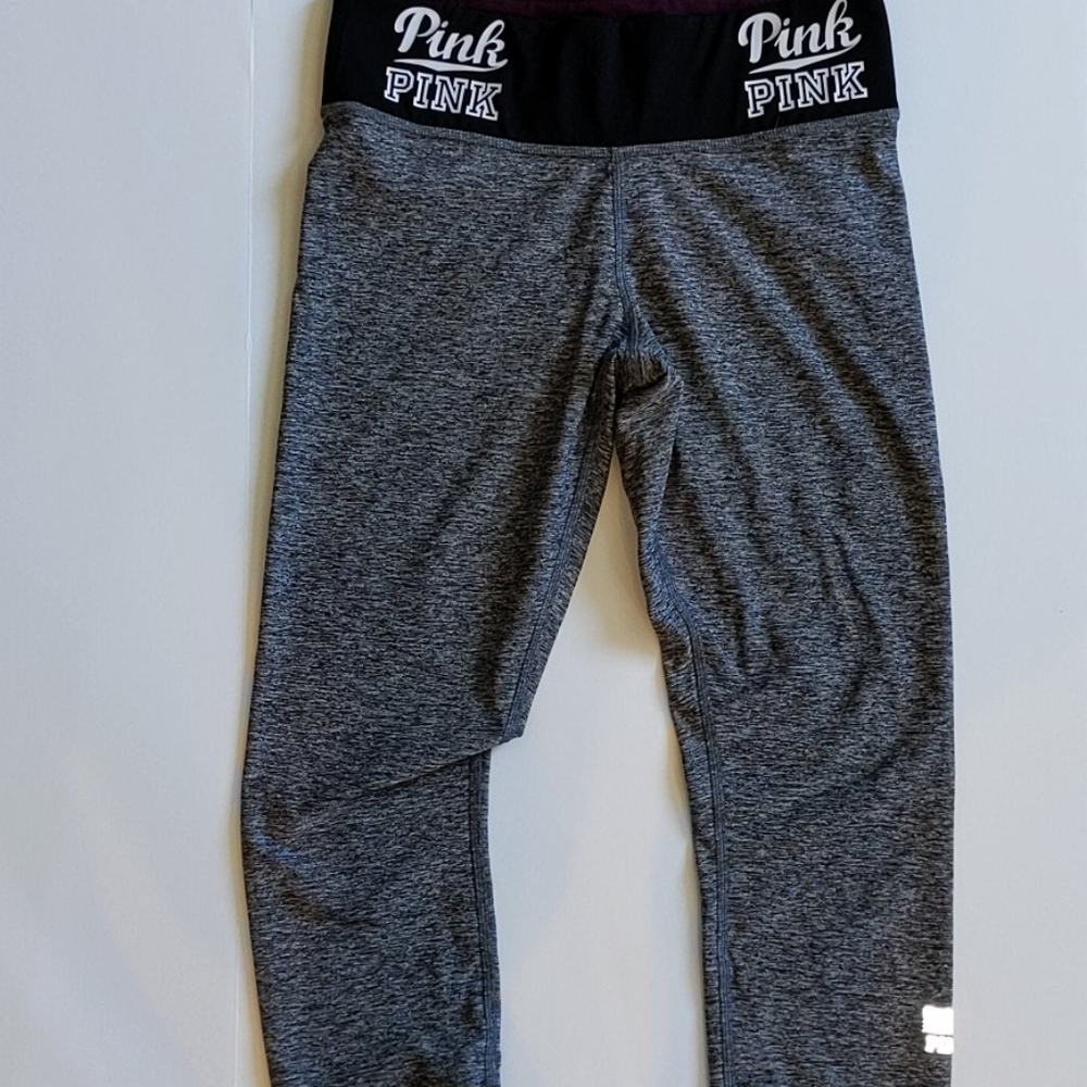Grey & white Pink leggings